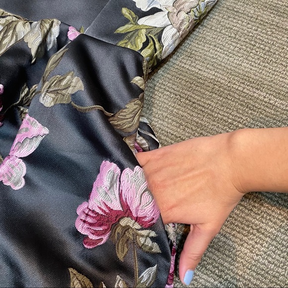 NEW Ted Baker Floral Jacquard Midi Dress - Picture 11 of 16